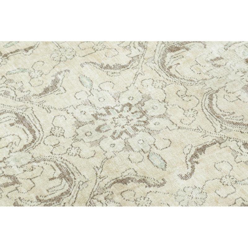 Distressed One-of-a-Kind 9'5X11'6 Hand Knotted Area Rug