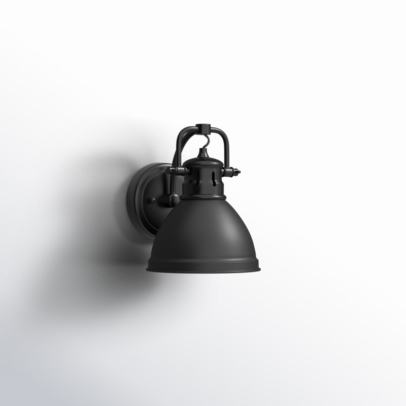 Calico Dimmable Vanity Light, Matte Black, Matte Black