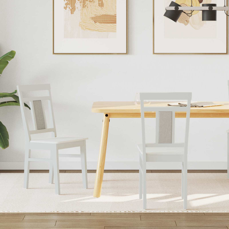 Tasi Solid Wood Accent, White