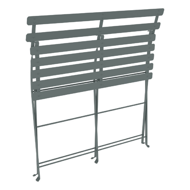 Banc de jardin en acier Bistro, Gris tempête