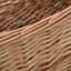 Anara Firewood Basket with Carrying Handles 88x57x34 cm Natural Willow-69847150