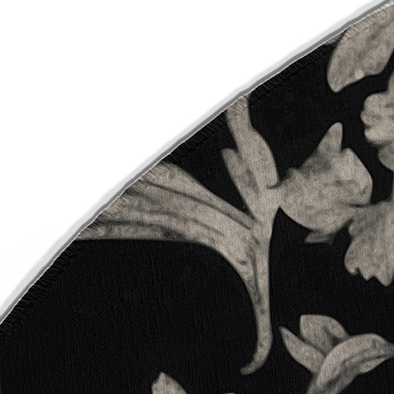 Tapis intérieur et extérieur Obsidian Twist, Rond 5 pi
