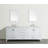 Zakis 57" Wall-Mounted Double Bathroom Vanity Set-1183430086