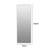 Led Backlit Full Body Mirror, Wall Mount Dressing Mirror, Adjustable Brightness, Horizontal/vertical Install, Dressing Room Living Room Decor