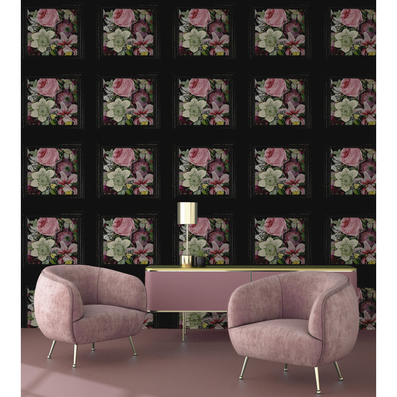 Panneau mural L 33 pi x l 21 po Stately Bouquet