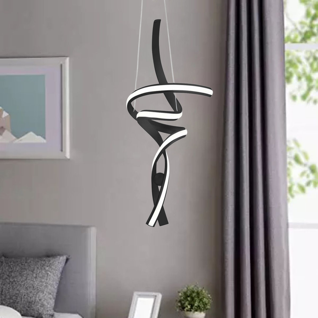 Midland 2 - Light Dimmable LED Geometric Chandelier Orren Ellis 