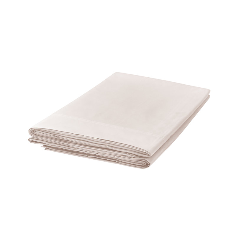 300 Thread Count Egyptian Quality Cotton Flat Sheet, Pink, Super King (6')