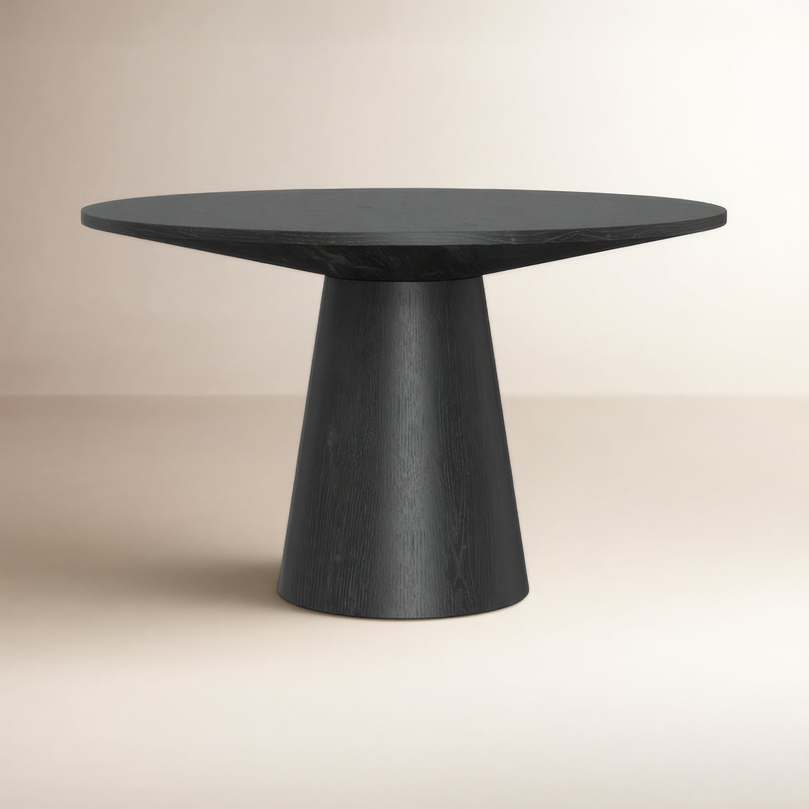 Astraea Single Coffee Table, 17.5" H x 29" L x 29" W, Black