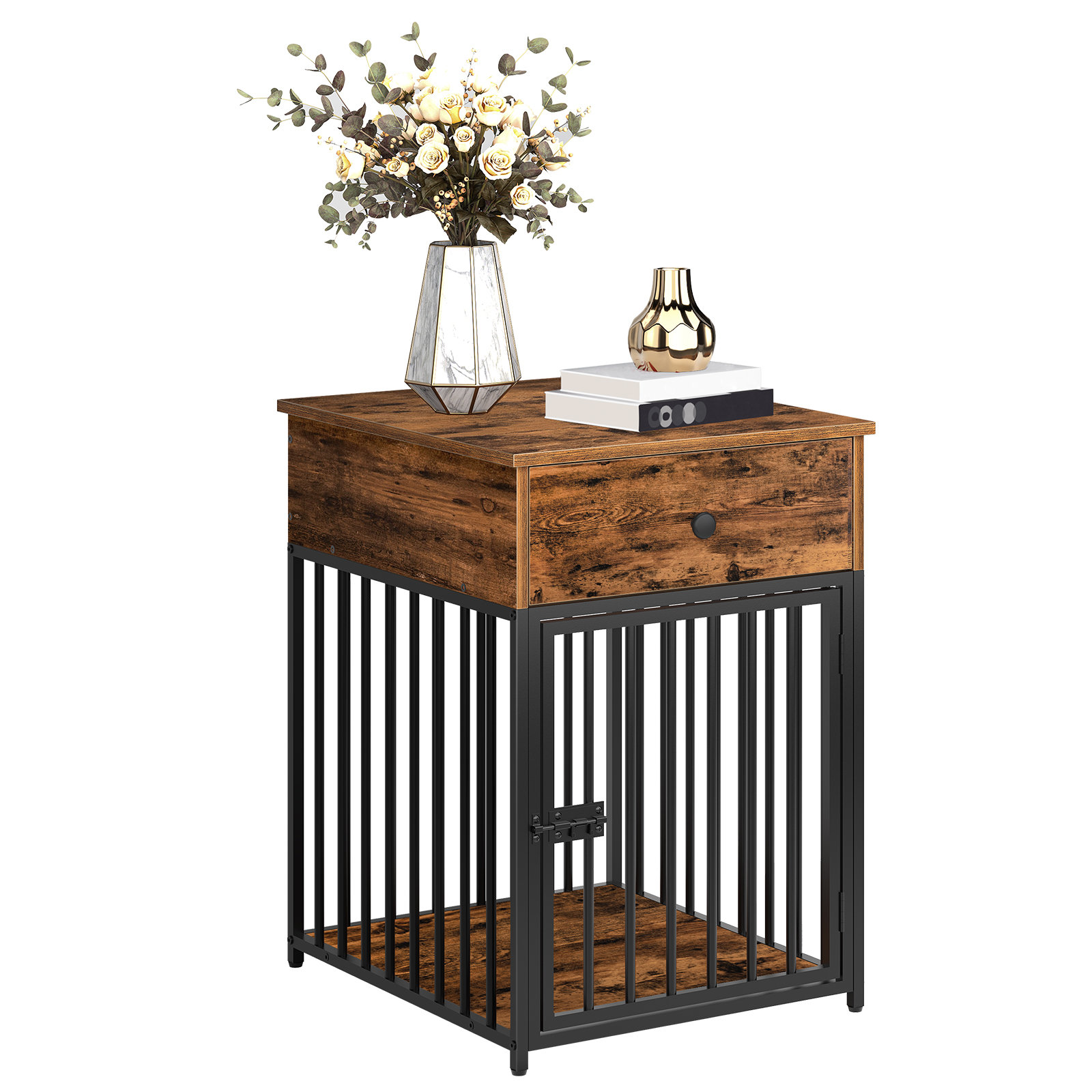 Tucker Murphy Pet™ Furniture Dog Crates End Table With Drawer & Reviews