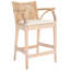 Tabouret de comptoir rembourré Caedon Gianni-1806744779