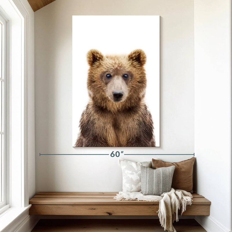Adorable bébé ours Brampt, H 51 po x l 34 po