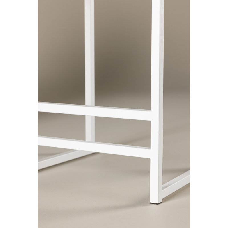 Zara Counter Stool with Metal Frame, Brown