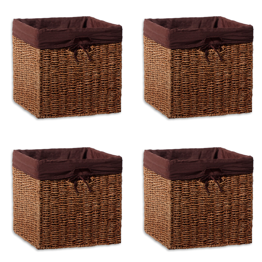 Bayou Breeze Fabric Decorative Basket Bayou Breeze
