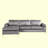 Tieson 101.2'' Velvet Sofa-264870802