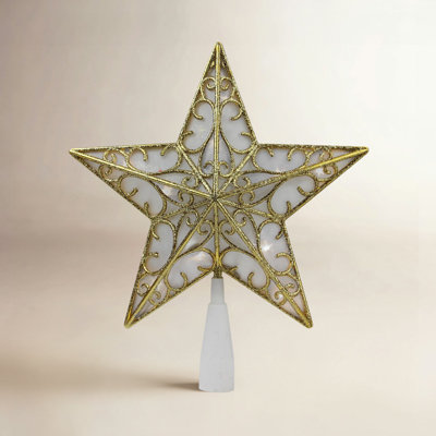 9" Pre-Lit Tree Topper