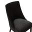 Chaise de salle à manger rembourrée en hévéa Beever-330035904