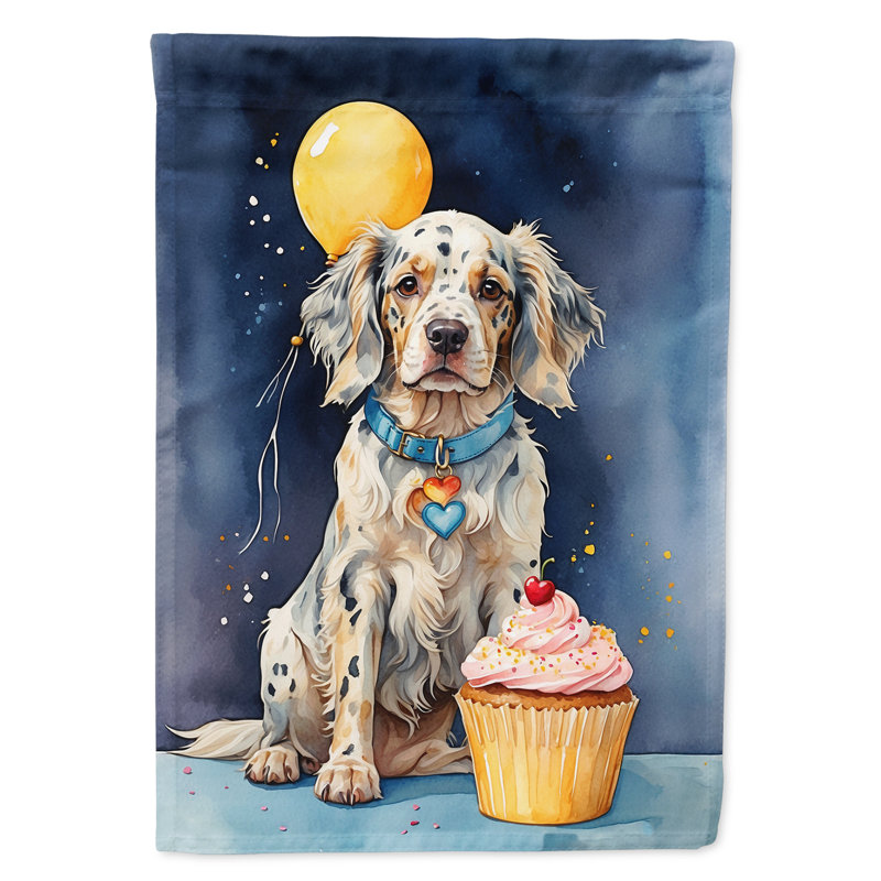 Drapeau «Happy Birthday House», Setter anglais