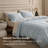 Bedsure 100% Washed Cotton Duvet Cover Queen Set - Minimalist Cotton Beding Set For All Season（set of 3）-125402776-106246591