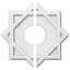 Médaillon de plafond contemporain 36 po x P 2 po x P 20 po x P 1 po Axel-137877664-137930214-137930220