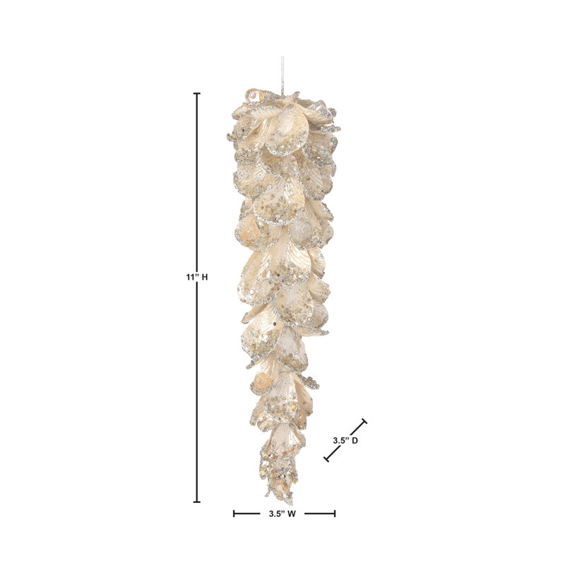 Ornement bijou en forme de glaçon