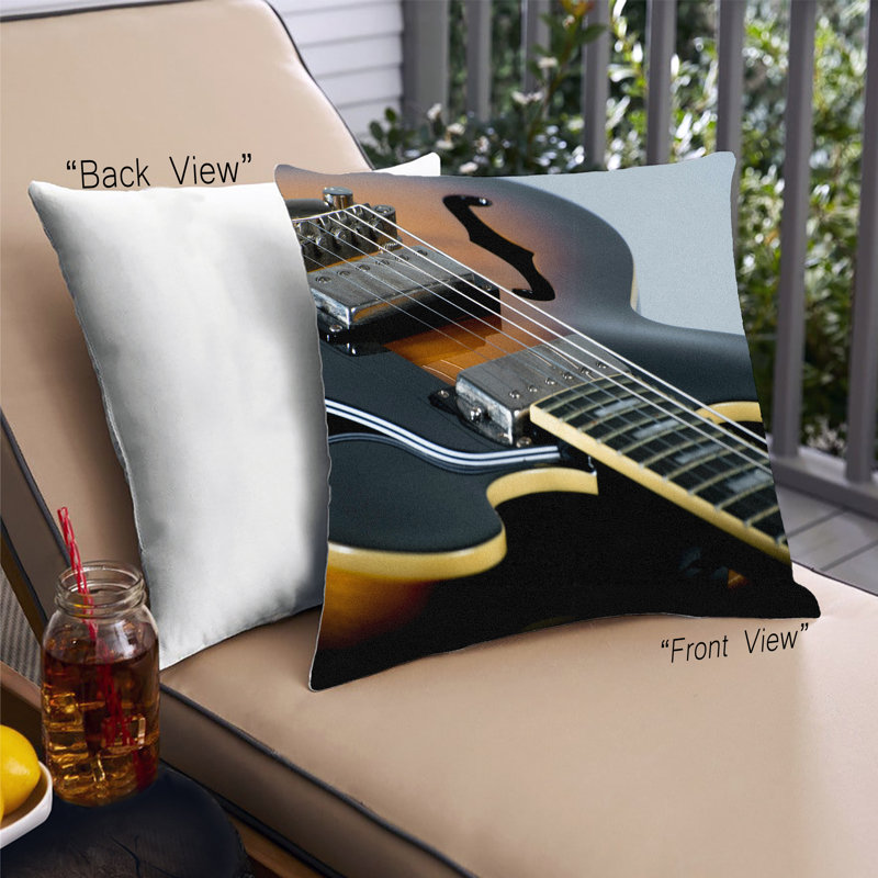 Coussin Music Music 10, Microsuède