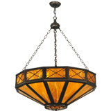Excellente 6 - Light Glass Chandelier