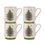 Spode Christmas Tree Stacking Mugs 12 Oz