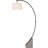 Savio 75.5'' Gray Arched Floor Lamp
