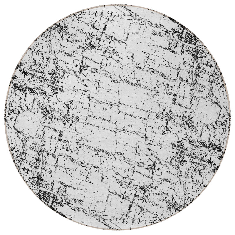 Tapis d'intérieur rond 8 po