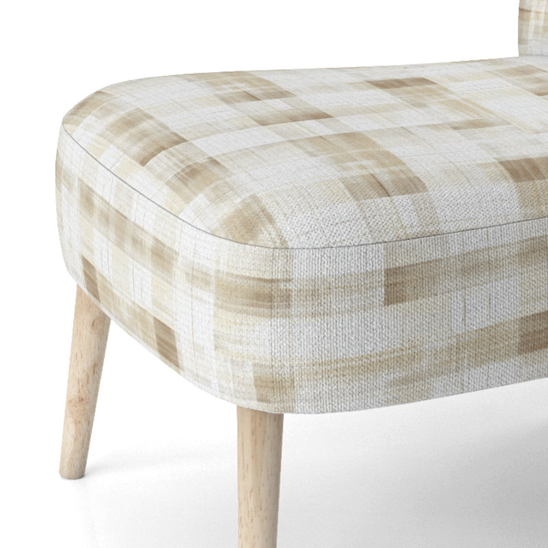 Chaise d'appoint rembourrée Country Farmhouse, Chaise d'appoint sans accoudoirs