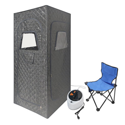 Boîte à sauna portative pour 1 personne avec télécommande