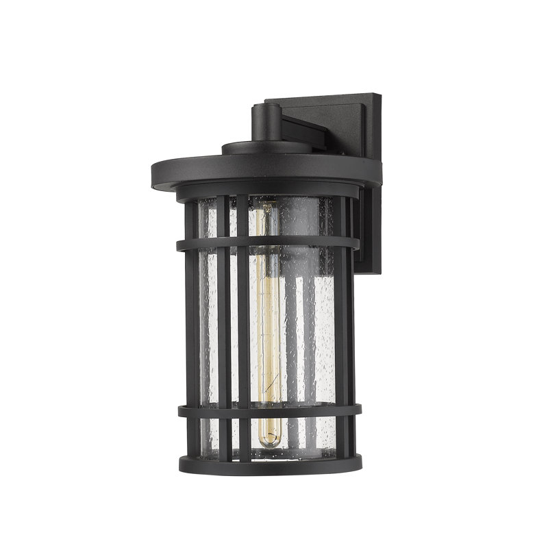 Lanterne murale d'extérieur Landry, Noir, H 16,75 po x l 10 po x P 11,25 po