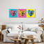 «Pastel Heart Chocolates», ensemble de 3 reproductions sur toile par PaintboxJenny-1645548575