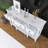 48 inch Long Console Table with 4 Drawers and 1 Bottom Shelf for Entryway Hallway Easy Assembly