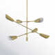 Circe 6 Light Metal Dimmable Chandelier