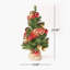 ARBRE À DÉCORATION 2'RED / GOLD AVEC 50 LUMIÈRES À DEL BLANCHES CHAUFFANTES ET PILE