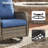 Deeominia 6-Piece All-Weather Wicker Rattan Patio Conversation Set With Swivel Gliders And Ottomans-2125873175-2125873169-2125873168