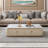 Light luxury rectangular coffee table-104507054