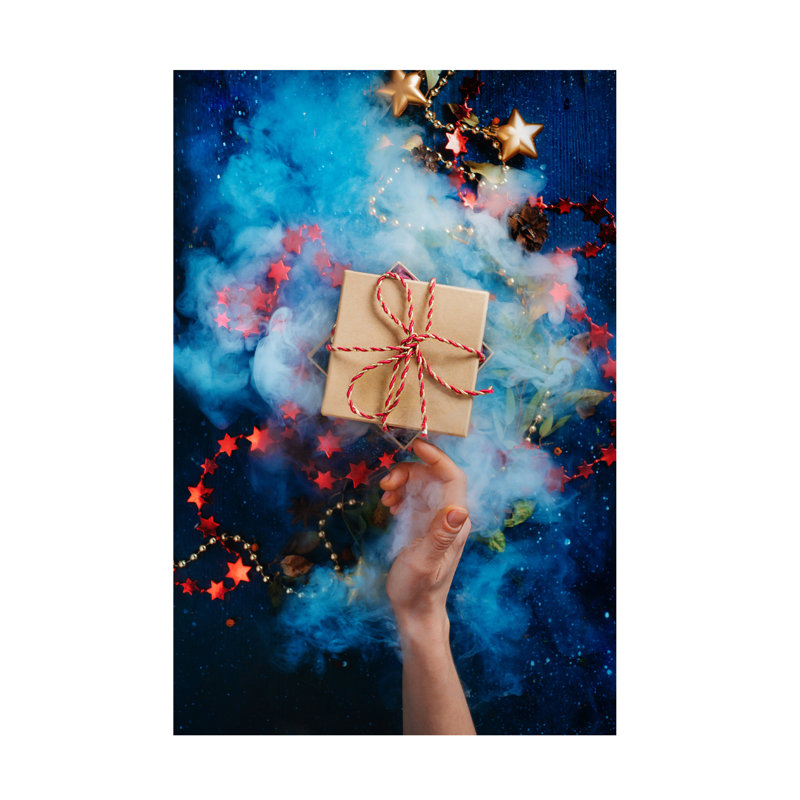 «Dina Belenko Dont Open Till Christmas», art sur toile, H 12 po x l 19 po