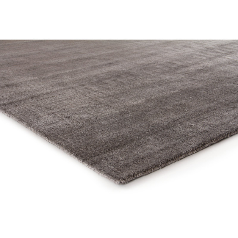 Sanctuary Handmade Synthetic/Wool Gray/Light Brown Area Rug, Rectangle 6' x 9'