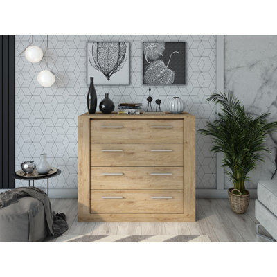 Tengan 100 cm W Chest of 4 Drawers