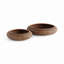 BURMA RATTAN SHALLOW DISPLAY BOWLS