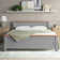 Aubrey Solid Wood Low Profile Bed Frame with Mattress