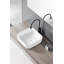 Lavabo de salle de bain vasque carré en porcelaine vitreuse Torino