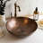 Handmade Hammered Dark Copper Kitchen Sink – Pure Solid Copper by ALFIQ