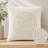 Embroidered Cotton Linen Blend Decorative Pillow Cover