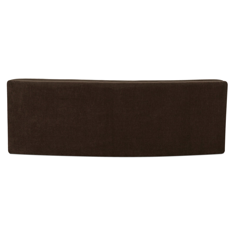 Naomi Concave Sofa Golden Yellow, Brown