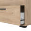 Ensemble de chambre à coucher 2 pièces Chesnel - Commode double 6 tiroirs et coffre, Jackson Hickory-132269387-132269385