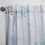 Art liquide en bleu clair et turquoise I - Rideau abstrait - Velours obscurcissant - 1 panneau-1311188446