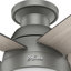Ventilateur de plafond encastré à 5 pales de 46 po avec tirette et ensemble d'éclairage à DEL inclus Anslee-17799250